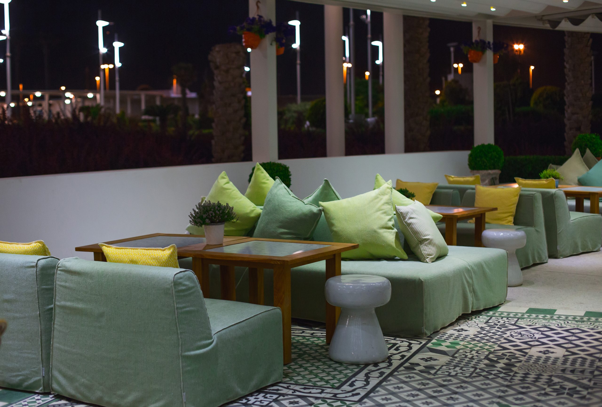 Modern living room furniture setup by Fahmy Furniture in Oman